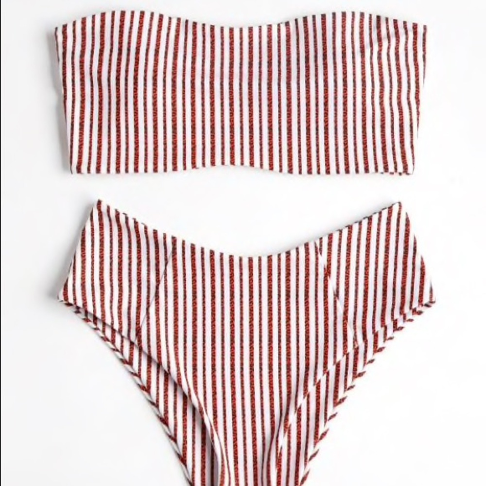 NWT Zaful Strapless Bikini